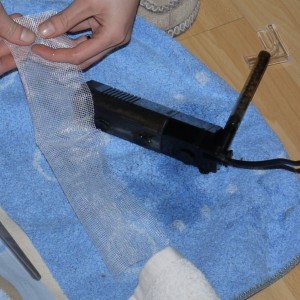 Filter Garnelensicher machen